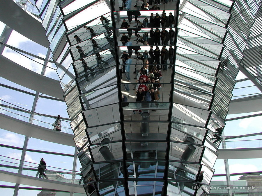 Unsere kleine Gruppe im Reichstag
