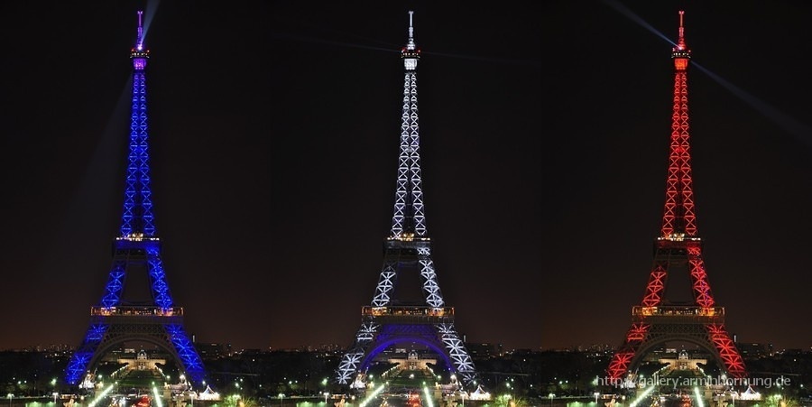 Tour Eiffel Tricolore
