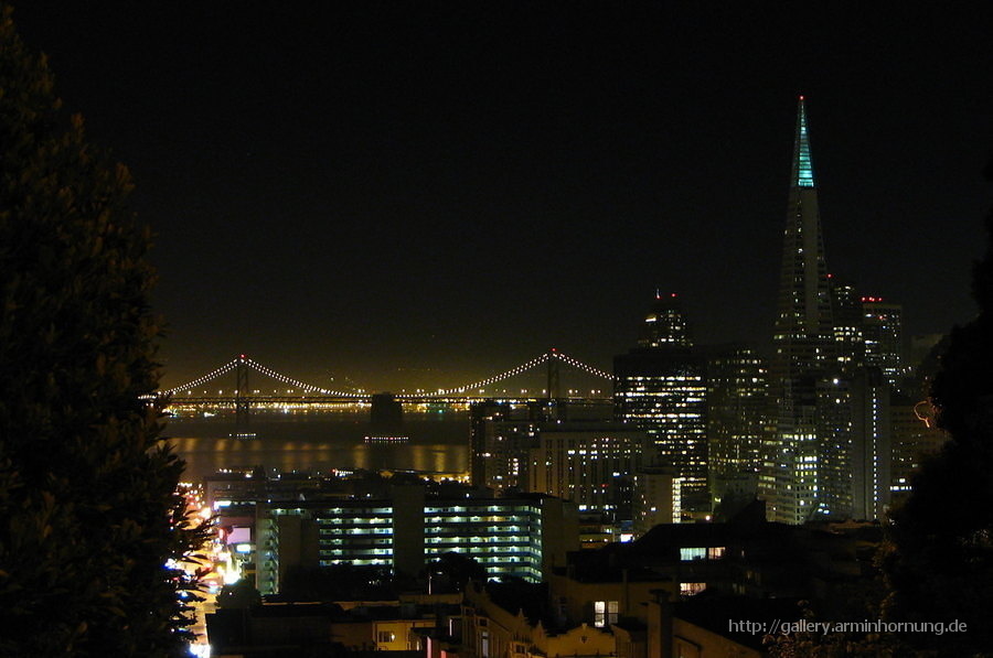 San Francisco by night. Picture by Mike.