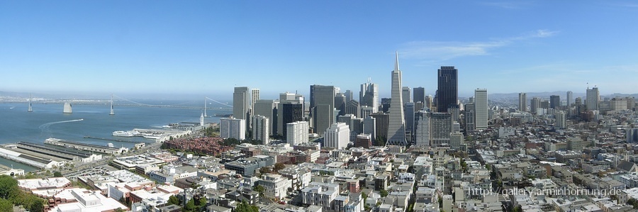 San Francisco Downtown panoramic