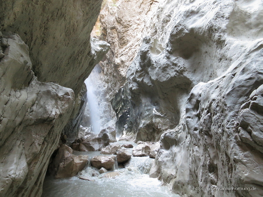 Waterfall at Saklikent canyon