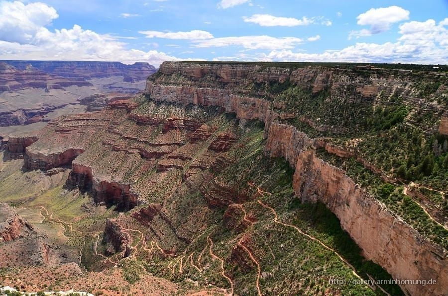 Bright Angel Trail at the Grand Canyon