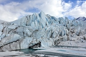 Close-up of the Matanuska Glacier