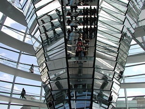 Unsere kleine Gruppe im Reichstag