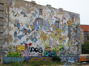 Wall art at the Tacheles...