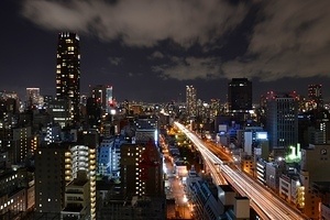 Osaka at night