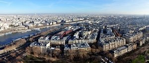 Tour Eiffel 2nd level panoramic
