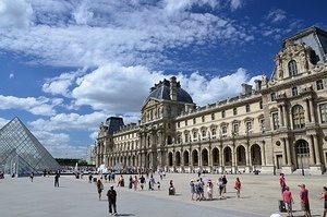 Louvre on a sunny day