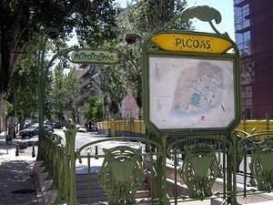 The "Picoas" metro station