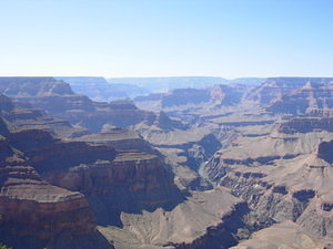 The Colorado River, cutting through the Canyon