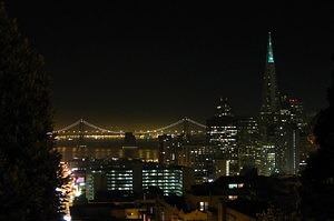 San Francisco by night. Picture by Mike.