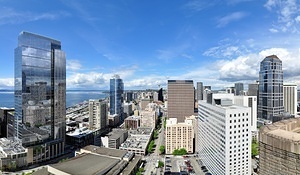 Seattle Tower stitched