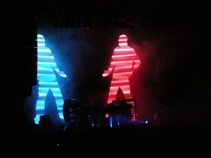 Chemical Brothers lightshow