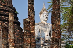 White Buddha at Sukhothai