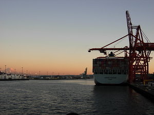 Abendsonne im Hafen