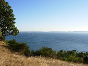 Aussicht auf den Puget Sound, vom Discovery Park