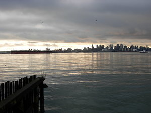 Vancouver in der Abendsonne