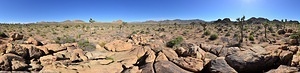 Stony desert 360° panorama
