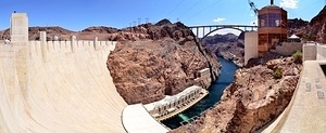 Hoover Dam 180° panoramic