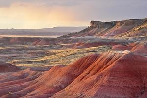 Sunset in the Painted Desert