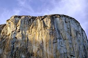 A climber on El Capitan
