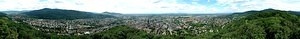Freiburg 360° Panorama Schlossberg