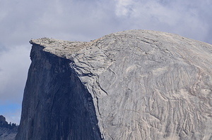 Hikers on top of Half Dome
