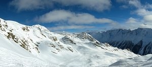 On the slopes (panorama)