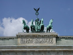 Nahaufnahme Brandenburger Tor