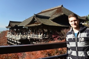 At the  Kiyomizu temple