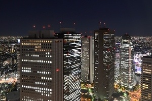 Night View over Tokyo
