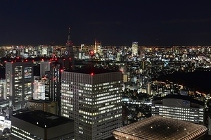 Night View over Tokyo