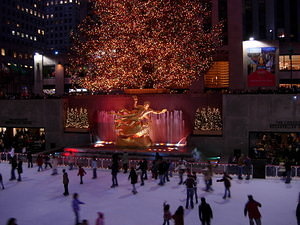 Ice-Skating am Rockefeller Center