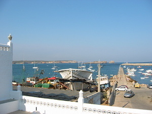 Der Hafen in Sagres