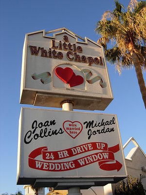 24hr drive-through wedding chapel