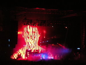 Chemical Brothers lightshow