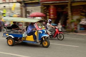 Speeding Tuk Tuk