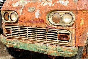 Rusty Toyota truck