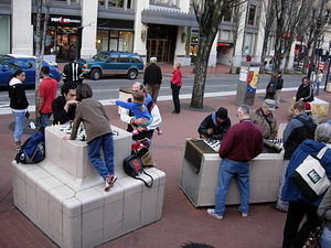 Chess at Pioneer Square