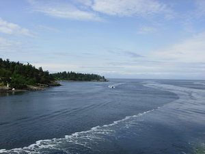 On the ferry to Vancouver Island