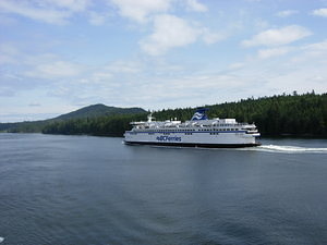 On the ferry to Vancouver Island
